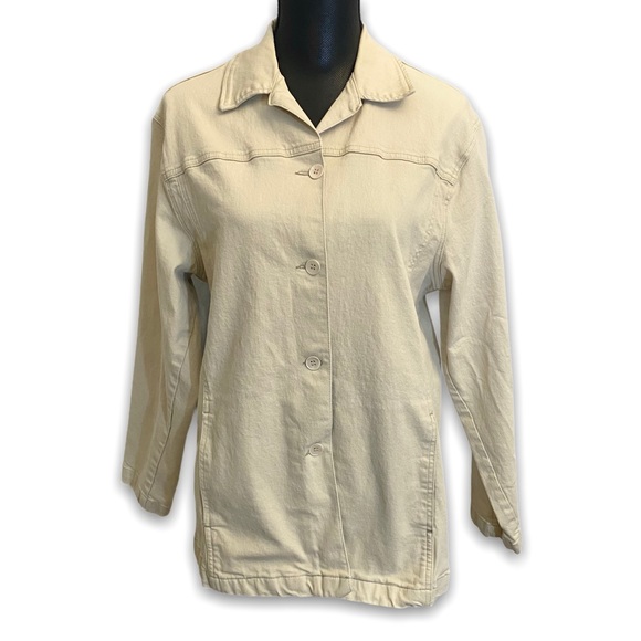 French Dressing Utility Jacket Cream Size 10 - Picture 1 of 5